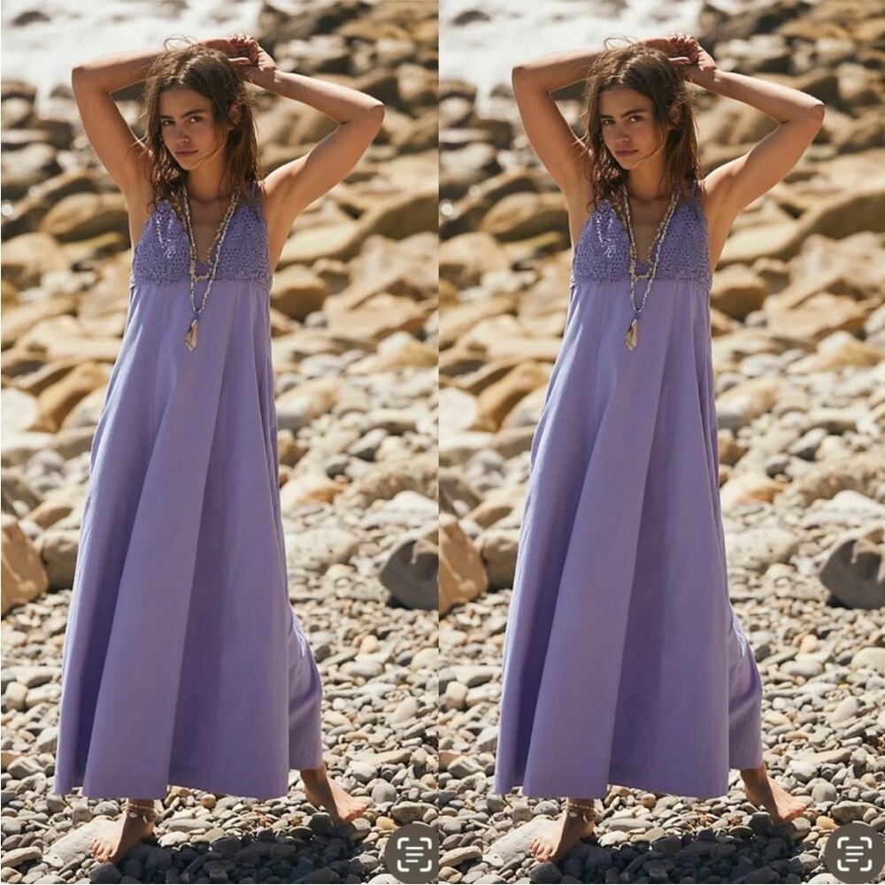 Free People Purple Maxi Dress